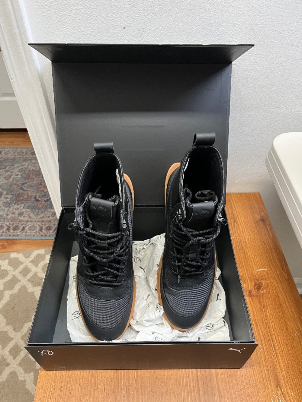 Puma XO Parallel Black Tactical Boots 10 - Picture 4 of 16